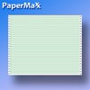 Tabellierpapier 375 mm x 12" 1-fach grüne Leselinien ohne LP 60g