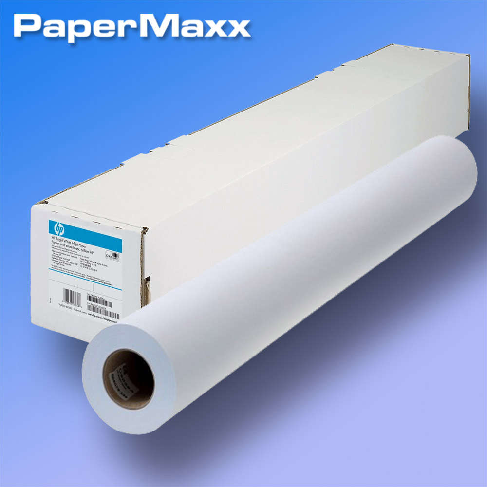 weiss 67 g/qm 914 mm x 45,7 m Plotterpapier Inkjet Rolle Rexam ähnlich wie HP 
