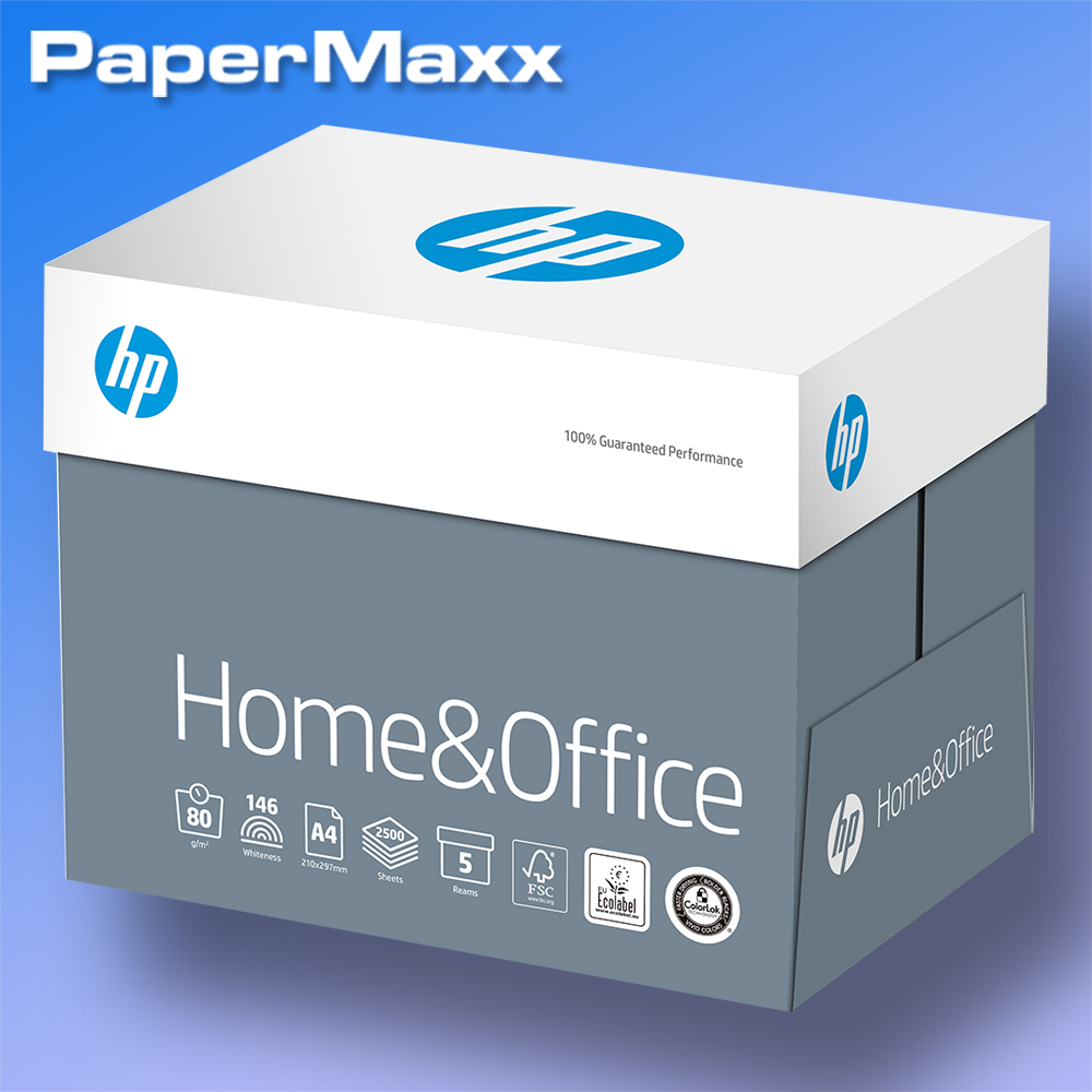HP Kopierpapier CHP150 Home und Office A4 80g 2.500 Blatt 5 Pack = 1 Karton 
