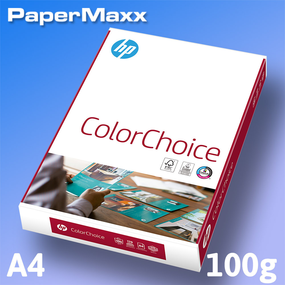 Kopierpapier A4 100g HP COLOR CHOICE CHP751 2500 Blatt = 1 Karton Druckerpapier 